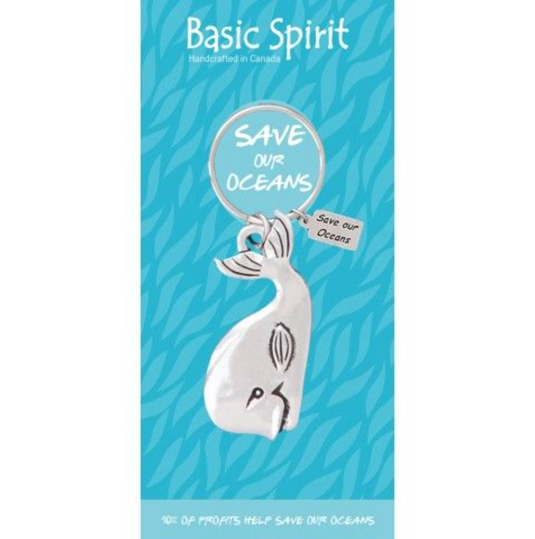 Basic Spirit Key Chain Whale – Mail Room Gifts & Goods